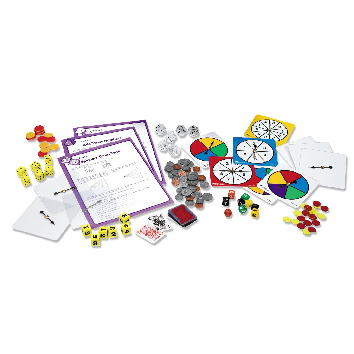 Deluxe Probability Kit 171 Pieces First2teach Educational Toys